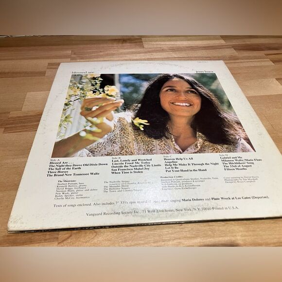 Joan Baez vinyl record, Blessed Are… album, excellent condition - Picture 3 of 3